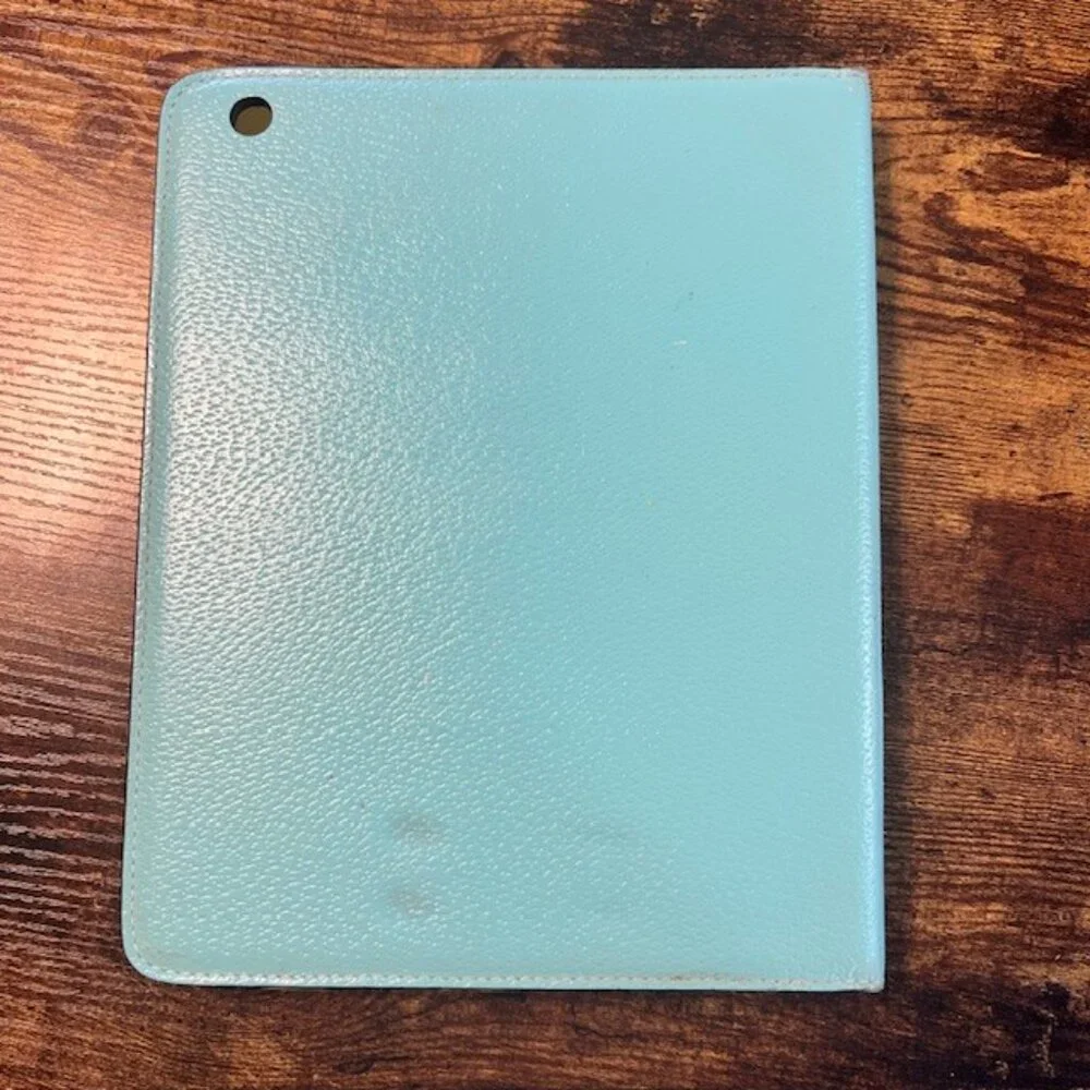 Kate Spade iPad Case Blue & Yellow Stand Cover